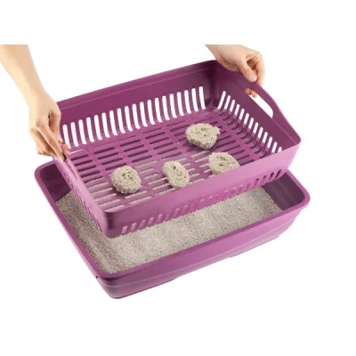 BUĞZ Süzgeçli Açık Kedi Tuvaleti