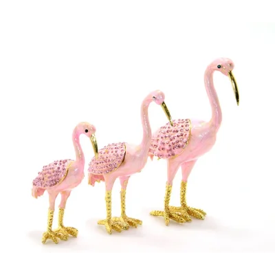 BUĞZ Swarovski 3lü Flamingo