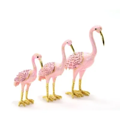  Swarovski 3lü Flamingo