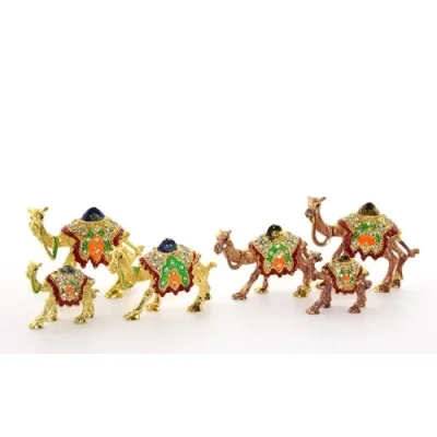  Swarovski Taşlı 3lü Deve Seti Model 1