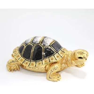  Swarovski Taşlı Kaplumbağa Figürü Model 2