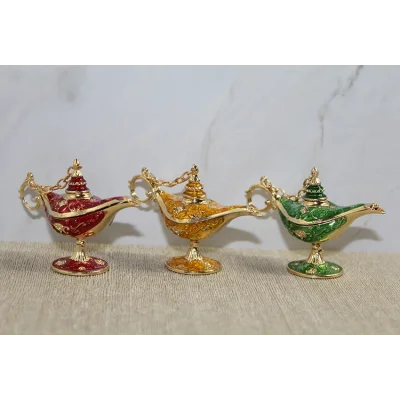 BUĞZ Swarovski Taşlı Minik Figür - Alaaddinin Lambası