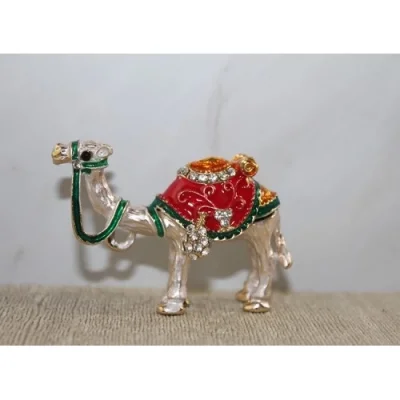  Swarovski Taşlı Minik Figür - Deve Model 2