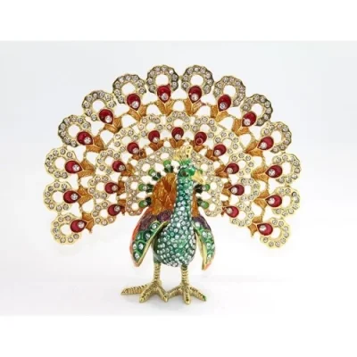  Swarovski Taşlı Tavuskuşu Model 3