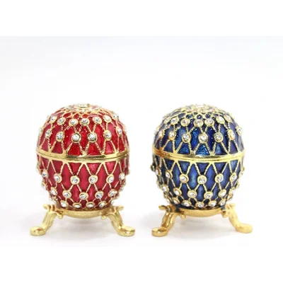 BUĞZ Swarovski Taşlı Tekli Yumurta Model 1