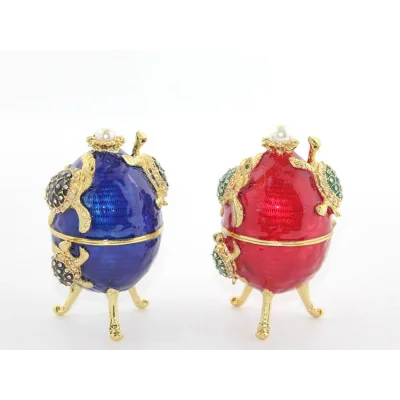 BUĞZ Swarovski Taşlı Tekli Yumurta Model 3