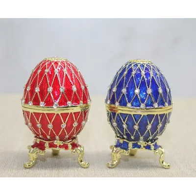 BUĞZ Swarovski Taşlı Yumurta - Model 3