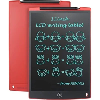 BUĞZ T12 Kırmızı Writing Tablet Lcd 12 Inç Dijital Kalemli Çizim Yazı Tahtası