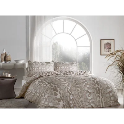 BUĞZ Taç Çift Kişilik Ranforce Nevresim Takımı Edgar Yeşil