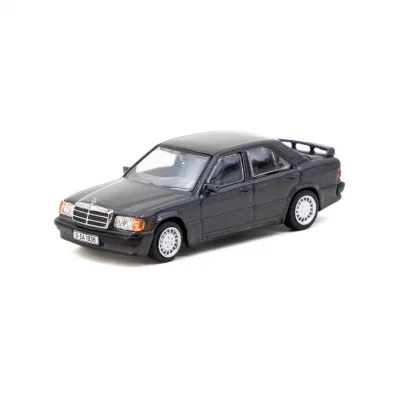 BUĞZ Tarmac Works 1/64 Mercedes-Benz 190 E 2.3-16 Blue-Black metallic
