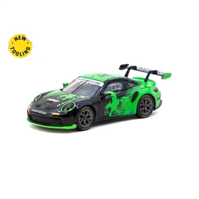 BUĞZ Tarmac Works 1/64 Porsche 911 GT3 Cup (992) Fire Monkey Motorsport - Tarmac Works X iXO Models