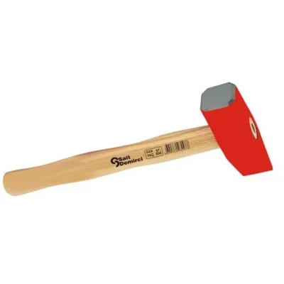 BUĞZ Taşçı Keski Çekiç 1000 Gr - Boyalı, Ahşap Saplı