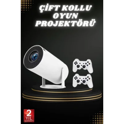 BUĞZ Taşınabilir Android Projeksiyon Ayaklı Çift Kollu 4K Çözünürlüklü Sinema Projeksiyonu - BUĞZ