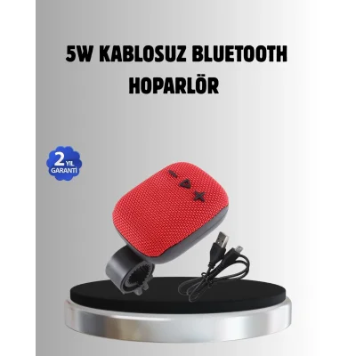 BUĞZ Taşınabilir Bluetooth Hoparlör – 5W Güçlü Ses, TWS ve FM Radyo Özellikli
