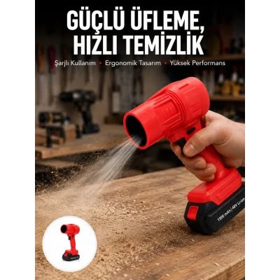 BUĞZ Taşınabilir Elektrikli Hava Üfleme Cihazı Ev ve Araç Kullanımı Yeni Nesil