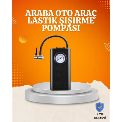  Taşınabilir Elektrikli Oto Motosiklet Bisiklet Lastik Şişirme Pompası