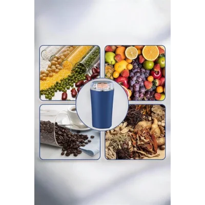  Taşınabilir Kahve & Baharat Öğütücü, Kolay Temizlenebilir ve Uzun Ömürlü Paslanmaz Çelik