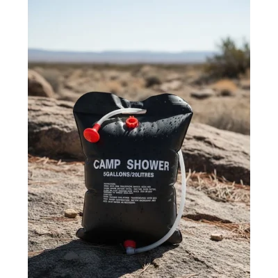 BUĞZ Taşınabilir Kamp Duşu Solar Isıtmalı 20 Litre Su Kapasiteli Hijyen Çözümü