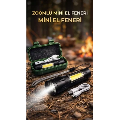 BUĞZ Taşınabilir LED El Feneri Su Geçirmez Kamp Yürüyüş Gece Kullanımı
