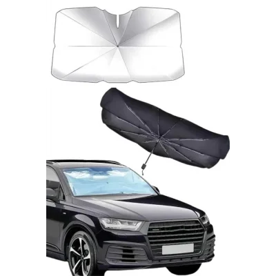  Taşınabilir Oto Cam Güneşliği Katlanabilir Tüm Araçlara Uyumlu Güneş Gölge Koruyucu