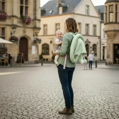 BUĞZ Taşınabilir Portatif Bebek Yatağı,Sırt Çantasına Dönüşebilen Portatif Bebek Beşiği (Yeşil) ( BUĞZ )