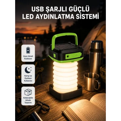 BUĞZ Taşınabilir Şarjlı LED Lamba – Dokunmatik Kontrol, Üç Kademeli Işık ve Uzun Ömürlü Pil Performansı