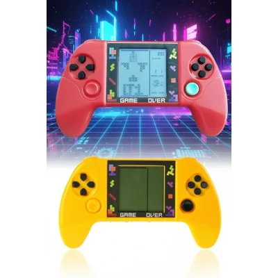 BUĞZ Taşınabilir Tetris Oyun Konsolu Renkli Retro Oyun Aleti Çocuklar İçin Eğlenceli Mini Konsol