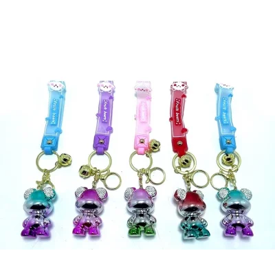 BUĞZ Taşlı Ayıcık Silikon Anahtarlık Alk1703