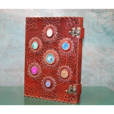 BUĞZ Taşlı Deri Defter Ksk3156