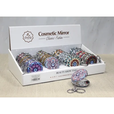 BUĞZ Taşlı El Aynası Anahtarlık Model 2