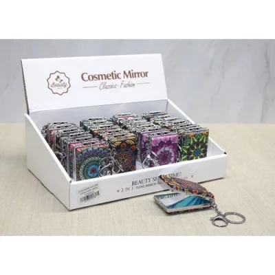  Taşlı El Aynası Anahtarlık Model 3