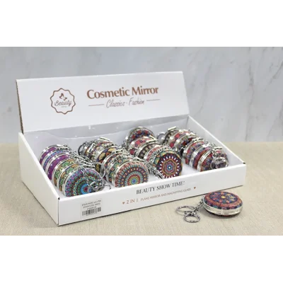 BUĞZ Taşlı El Aynası Anahtarlık Model 4