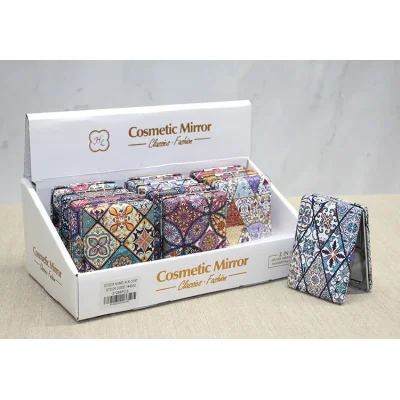 BUĞZ Taşlı El Aynası Dikdörtgen Kalın Model 6