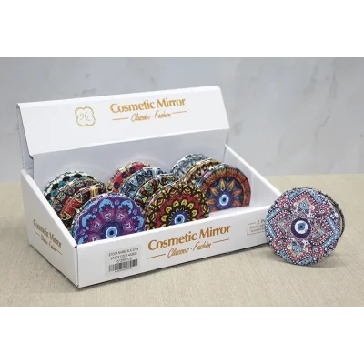 BUĞZ Taşlı El Aynası Yuvarlak İnce Alk3758