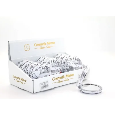 BUĞZ Taşlı İstanbul Tasarımı El Aynası Kalın Alk2494