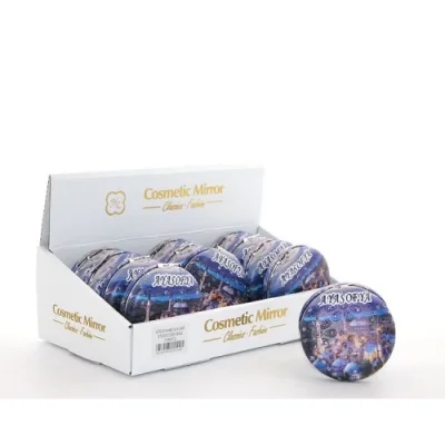  Taşlı İstanbul Tasarımı El Aynası Kalın Model 13