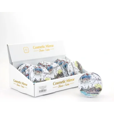 BUĞZ Taşlı İstanbul Tasarımı El Aynası Kalın Model 4