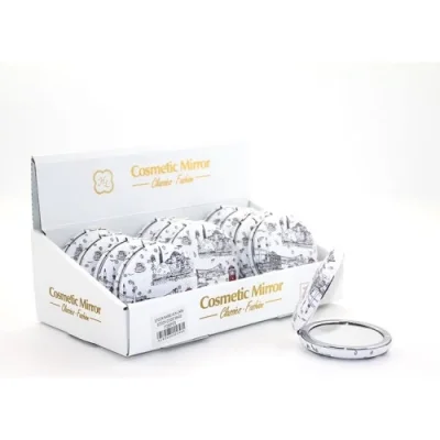  Taşlı İstanbul Tasarımı El Aynası Kalın Model 7