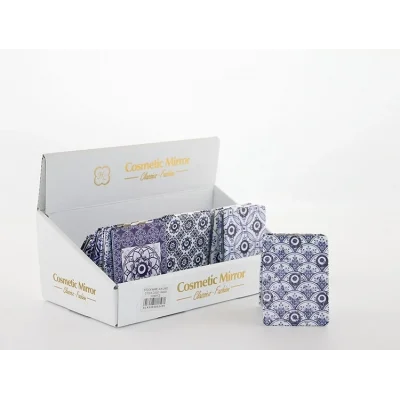 BUĞZ Taşlı Nazar Boncuklu Dikdörtgen El Aynası İnce