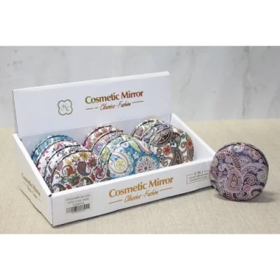  Taşlı Yuvarlak El Aynası Kalın Model 2