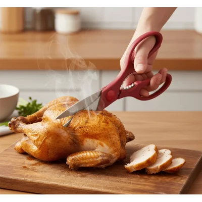 BUĞZ Tavuk Makası Paslanmaz Et ve Tavuk Doğrama Makası