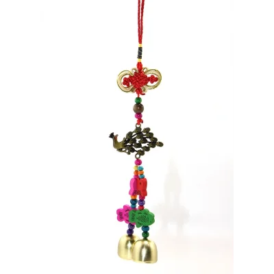 BUĞZ Tavuskuşu Renkli Rüzgar Çanı