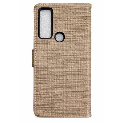 BUĞZ Tcl 20 Se Trend S Plus Kapaklı Kılıf - Kahverengi