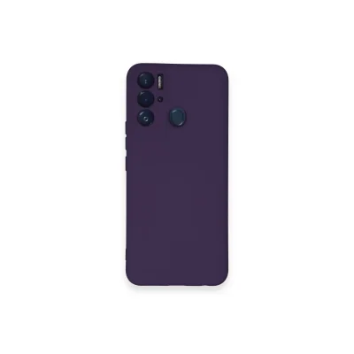 BUĞZ Tecno Pova Neo Kılıf Nano İçi Kadife Silikon - Mor