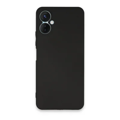 BUĞZ Tecno Spark 9 Pro Kılıf First Silikon - Siyah