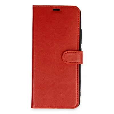 BUĞZ Tecno Spark Go 2024 Kılıf Trend S Plus Kapaklı Kılıf - Kırmızı