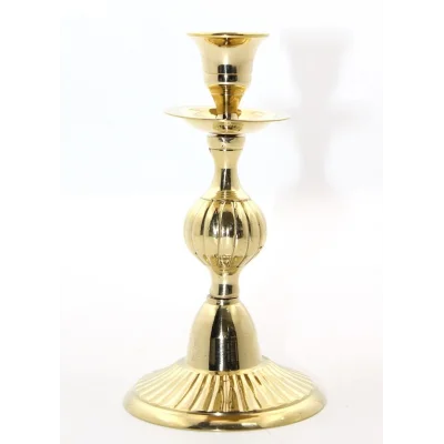 BUĞZ Tekli Pirinç Şamdan 4910