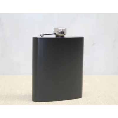 BUĞZ Tekli Siyah 7 Oz Matara Alk3896