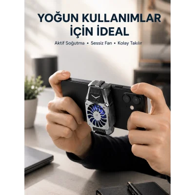 BUĞZ Telefon Isınmasını Azaltan Aktif Fanlı Soğutucu Sistemi