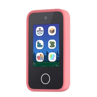 BUĞZ Telefon Modelli Çocuk Dijital Fotoğraf Makinası Çift Kameralı Dokunmatik Ekran 2.0 Ekran